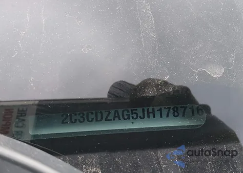 2018 Dodge Challenger Sxt из США, поврежденный, VIN 2C3CDZAG5JH178716